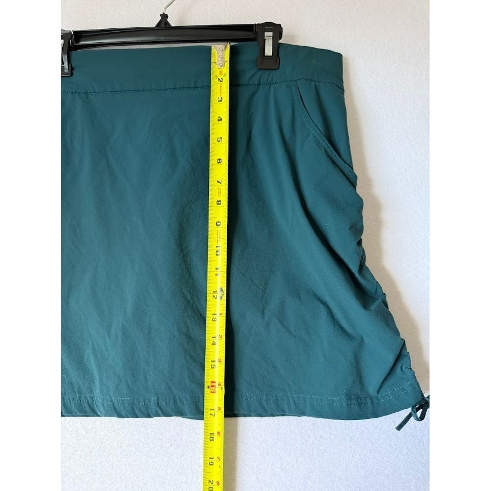 Columbia‎ Skort Women XL Green Stretch Drawstring Hem Outdoor Activewear - Picture 4 of 16